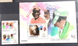 Angola 2010, EXPO 2010 Shanghai - Africa Day, MNH S/S And Stamps Set - Angola