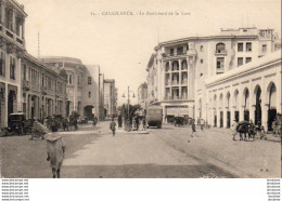 MAROC  CASABLANCA  Le Boulevard De La Gare  ..... - Casablanca