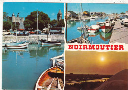 85. ILE DE NOIRMOUTIER. CPSM. MULTIVUES. 3 VUES: DIFFERENTS ASPECTS . TEXTE ANNEE 1980 - Ile De Noirmoutier