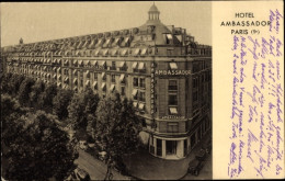 CPA Paris 9e, Hotel Ambassador, 16, Boulevard Haussmann - Otros & Sin Clasificación
