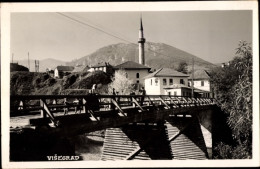 CPA Visegrad Plintenburg Ungarn, Brücke, Turm - Hongrie