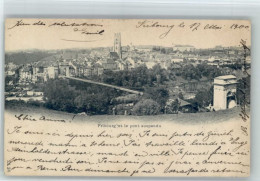 10718967 Fribourg FR Fribourg Le Pont Suspendu X Fribourg - Other & Unclassified