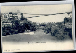 10718964 Fribourg FR Fribourg Le Pont Suspendu X Fribourg - Autres & Non Classés