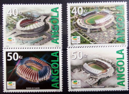 Angola 2010, Sports Stadium, MNH Stamps Set - Angola