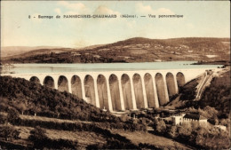 CPA Chaumard Nièvre, Staudamm Pannecières Chauamrd, Panoramablick - Sonstige & Ohne Zuordnung