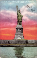 CPA New York City USA, Freiheitsstatue Bei Sonnenaufgang - Autres & Non Classés