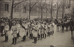 CPA Paris 1905, Les Fetes De La Mi Careme, Festzug, Kapelle In Historischen Kostümen - Otros & Sin Clasificación
