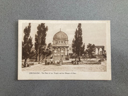 Jerusalem The Place Of The Temple And The Mosque Of Omar Carte Postale Postcard - Israël