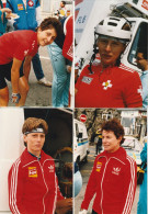 Stéfania CARMINE, Elisabeth LOTSCHER (dédi) , Veronica CHRISTEN,Rose Marie KURZ - Cyclisme