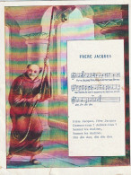 Publicité Biscuits PERNOT - Frère Jacques - Partituras