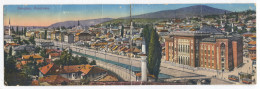 Sarajevo Bosnia And Herzegovina, Old Double Postcard - Bosnien-Herzegowina