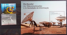 Angola 2012, World Remote Filing Day, MNH S/S And Stamps Set - Angola