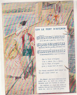 Publicité Biscuits PERNOT - Sur Le Pont D'avignon - Partituras