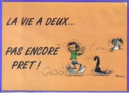 Carte Postale Bande Dessinée   Franquin Gaston Lagaffe    N° 84  Très Beau Plan - Comicfiguren