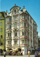 INNSBRUCK, TIROL, ARCHITECTURE, TERRACE, UMBRELLA, AUSTRIA, POSTCARD - Innsbruck