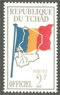 XW01-1541 Tchad Drapeau Flag Carte Map MH * Neuf - Postzegels