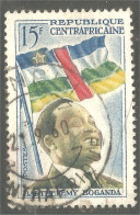 XW01-1528 Centrafrique Barthélémy Boganda Drapeau Flag - Postzegels