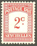 XW01-1503 Seychelles Postage Due Taxe No Gum - Seychellen (1976-...)