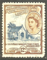 XW01-1482 St Christopher Nevis Anguilla Tombeau Thomas Warner Tomb - St.Kitts En Nevis ( 1983-...)