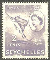 XW01-1485 Seychelles Sail Fish Poisson Volant No Gum - Peces