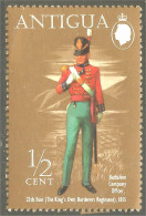 XW01-1511 Antigua Military Costume Uniform Officer Officier 25th Foot Battalion MNH ** Neuf SC - Costumes