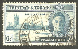 XW01-1466 Trinidad Tobago Peace Issue 1946 George VI - Königshäuser, Adel