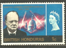 XW01-1459 British Honduras Winston Churchill No Gum - Sir Winston Churchill