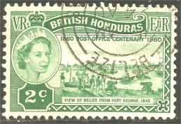 XW01-1460 British Honduras Fort George Bateau Ship Boat Schiff - Boten