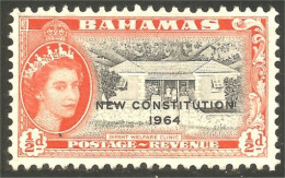 XW01-1462 Bahamas New Constitution Infant Welfare Clinic Clinique Nourissons Maternité No Gum - Bahama's (1973-...)