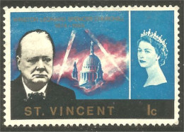 XW01-1456 St Vincent Winston Churchill No Gum - Sir Winston Churchill