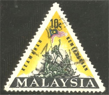 XW01-1451 Malaysia Guerre War Soldier Soldat Drapeau Flag - Militares