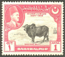 XW01-1417 Bahawalpur Silver Jubilee 1 Anna Sahiwal Bull Taureau Vache Cow Kuh Vacca Vaca Koe No Gum - Cows