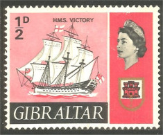 XW01-1387 Gibraltar Voilier Bateau Sailing Ship Boat Schiff No Gum - Bateaux