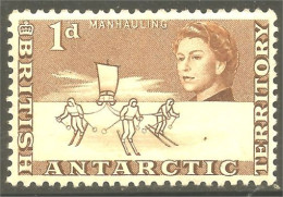 XW01-1360 British Antarctic Manhauling MNH ** Neuf SC - Unused Stamps
