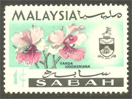 XW01-1343 Malaysia Sabah Orchidée Orchid Orkid Orchidea Orquidea Vanda Hookeriana - Maleisië (1964-...)