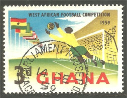 XW01-1301 Ghana Football Soccer Drapeau Flag Goalie Gardien But - Ghana (1957-...)