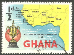 XW01-1305 Ghana Football Soccer Cup Coupe Throphy Trophée - Ghana (1957-...)
