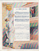 Publicité Biscuits PERNOT - La Mère Michel - Partitions Musicales Anciennes