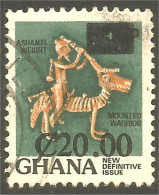 XW01-1232 Ghana Warrior Horse Guerrier Cheval Horse Caballo Cavallo Paard - Caballos