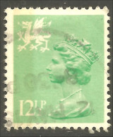 XW01-1227 Wales Monmouthshire Queen Elizabeth II 12 1/2 Emerald - Wales