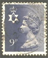 XW01-1206 Northern Ireland Queen Elizabeth II 9p Violet Blue - Noord-Ierland