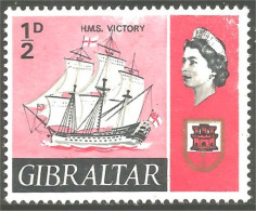 XW01-1187 Gibraltar Voilier Sailing Ship Boat Bateau Segel Schiff H.M.S.VICTORY No Gum - Ships
