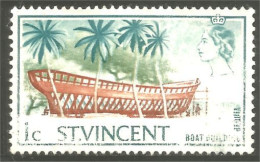 XW01-1189 St Vincent Ship Boat Construction Building Bateau Schiff No Gum - Bateaux