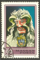 XW01-1170 Hongrie Masque Théâtre Theater Mask Bouc Buck Diable Satan Devil Ziege Capra - Theater