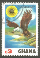 XW01-1135 Ghana Commonwealth Day Aigle Eagle Ader Aquila Oiseau Bird Rapace Raptor - Eagles & Birds Of Prey