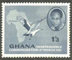 XW01-1129 Ghana Independence Oiseau Bird Vogel Uccello MH * Neuf - Sonstige & Ohne Zuordnung