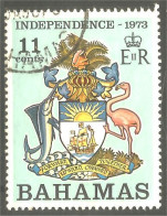 XW01-1076 Bahamas Armoiries Coat Arms Independence Flamant Flamingo Voilier Sailing Ship Bateau Schiff - Stamps