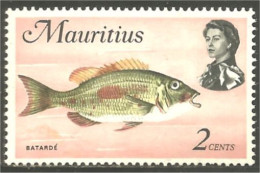 XW01-1033 Mauritius Poisson Batardé Mongrel Fish Fisch Pescare Vis MNH ** Neuf SC - Fische