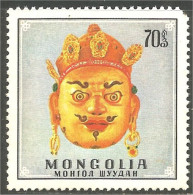 XW01-1027 Mongolie Masque Mask MNH ** Neuf SC - Costumi