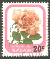 XW01-1019 New Zealand Rose Rosa Rosen Meilland 20c Surcharge - Rozen